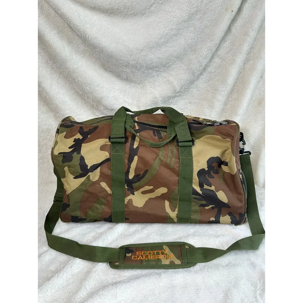 PETER MILLAR x SCOTTY CAMERON Club Membership Camouflage Duffle Bag